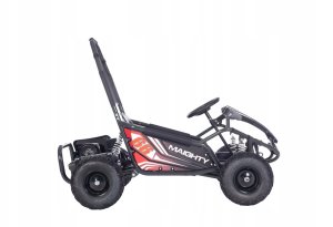 Super-Toys Pojazd Gokart Elektryczny MAIGHTY Czarny 6