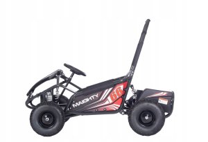 Super-Toys Pojazd Gokart Elektryczny MAIGHTY Czarny 9