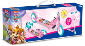 Hulajnoga dwukołowa dla dziecka Psi Patrol różowa składana 3