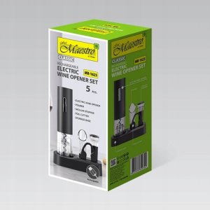 Korkociąg do wina elektryczny USB MAESTRO MR-1623 3