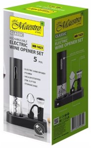 Korkociąg do wina elektryczny USB MAESTRO MR-1623 5