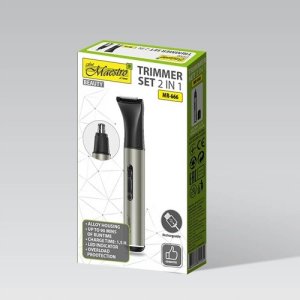 Zestaw trymerów 2w1 USB MAESTRO MR-666 3