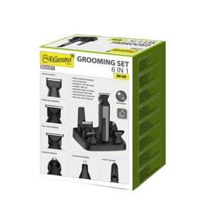 Zestaw do strzyżenia włosów 6w1 USB MAESTRO MR-660 5