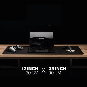 Deltahub - Minimalistic Desk Pad - Podkładka Ochronna na Biurko Ciemnoszary M 5