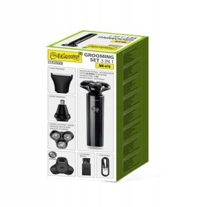 Zestaw do golenia 3w1 USB MAESTRO MR-676 3