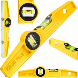 Poziomica magnetyczna libella Falon-Tech 0,25 m 25cm trapezowa aluminiowa 1