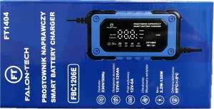 Falon-Tech Prostownik do akumulatora z funkcją naprawy 12V-6A 4