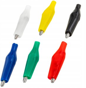 ZESTAW KROKODYLKÓW IZOLOWANYCH ZACISKOWE ZŁĄCZE ZESTAW 60 SZT. 3