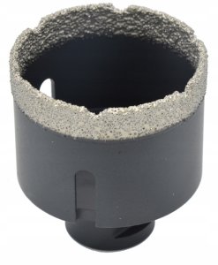 KORONKA FREZ OTWORNICA DIAMENTOWA GRESU M14 55mm 1