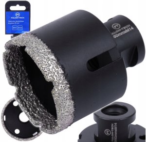 OTWORNICA DIAMENTOWA 50mm M14 KORONKA FREZ WIERTŁO DO GRESU BETONU KAMIENIA 1
