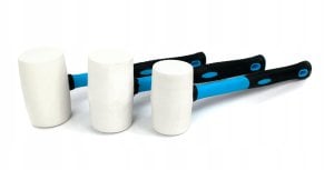 MŁOTEK GUMOWY ZESTAW MŁOTKÓW FIBERGLASS MŁOTKI 3SZT 2