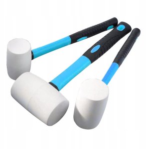 MŁOTEK GUMOWY ZESTAW MŁOTKÓW FIBERGLASS MŁOTKI 3SZT 3