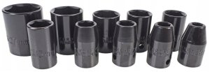 Falontech NASADKI UDAROWE 1/2'' KLUCZE 8-27mm ZESTAW 10szt 5