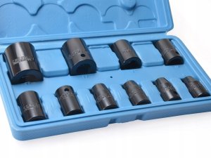 Falontech NASADKI UDAROWE 1/2'' KLUCZE 8-27mm ZESTAW 10szt 9