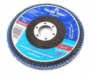 TARCZA LISTKOWA DO SZLIFOWANIA CYRKONOWA INOX 125mm P40 FALON TECH 3