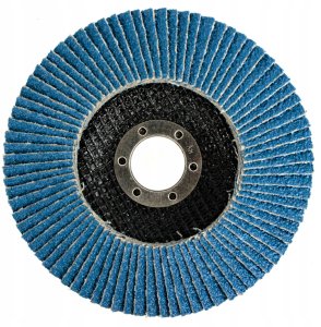 TARCZA LISTKOWA DO SZLIFOWANIA CYRKONOWA INOX 125mm P40 FALON TECH 4