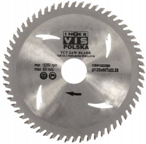TARCZA WIDIOWA DO DREWNA 125 mm x 22,2 x 60T WIDI 1
