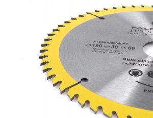 TARCZA PIŁA DO DREWNA TARCZA WIDIOWA DO CIĘCIA 190 x 30 mm 60 zębów WIDIA 4