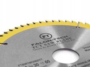 TARCZA PIŁA DO DREWNA TARCZA WIDIOWA DO CIĘCIA 190 x 30 mm 60 zębów WIDIA 5