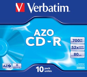 Verbatim Verbatim CD-R, 43326, DataLife PLUS, 1-pack, 700MB, 52x, 80min., Crystal, jewel box, Cena za 1 szt 2