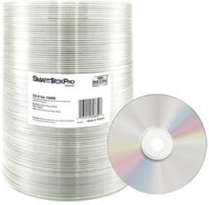 Smartdisk CD-R, 69832, Blank Shiny Sliver, 100-pack, 700MB, 52x, 80min., 12cm, wrap, do archiwizacji danych 1