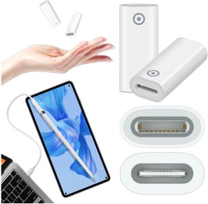 Adapter Alogy Pencil Charger do rysika USB-C Lightning do Apple Pen umożliwiający ładowanie kablem Biały 13