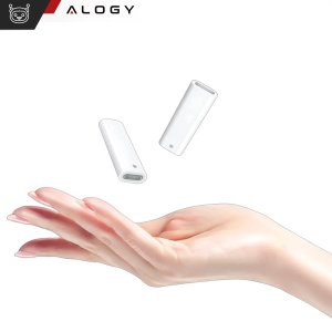 Adapter Alogy Pencil Charger do rysika USB-C Lightning do Apple Pen umożliwiający ładowanie kablem Biały 5