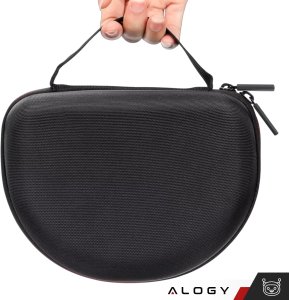 Etui ochronne na słuchawki do JBL Tune 600/510/500/460/450 Alogy Hard Case obudowa ochronna na zamek Czarne 11