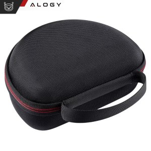 Etui ochronne na słuchawki do JBL Tune 600/510/500/460/450 Alogy Hard Case obudowa ochronna na zamek Czarne 13
