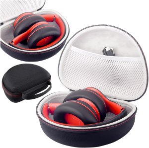 Etui ochronne na słuchawki do JBL Tune 600/510/500/460/450 Alogy Hard Case obudowa ochronna na zamek Czarne 17