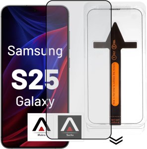 Szkło hartowane do Samsung Galaxy S25 ochronne szkiełko na ekran 9H Alogy EasyShield z ramką montażową 1