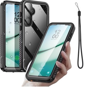 Etui Wodoodporne Alogy HydroArmor IP68 Case z przezroczystym tyłem Pancerna obudowa 360 do MagSafe do Samsung Galaxy S24 FE 14