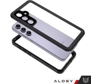 Etui Wodoodporne Alogy HydroArmor IP68 Case z przezroczystym tyłem Pancerna obudowa 360 do MagSafe do Samsung Galaxy S24 FE 7