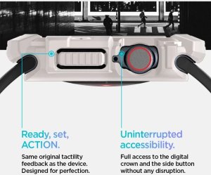 ETUI DO APPLE WATCH 10 (46MM) BEŻOWE DUNE BEIGE SPIGEN RUGGED ARMOR PRO 13