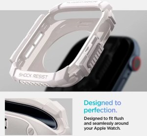 ETUI DO APPLE WATCH 10 (46MM) BEŻOWE DUNE BEIGE SPIGEN RUGGED ARMOR PRO 14