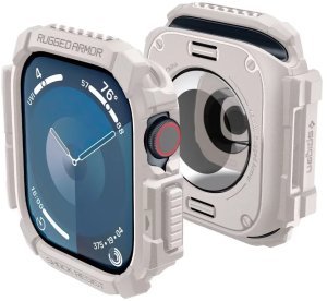 ETUI DO APPLE WATCH 10 (46MM) BEŻOWE DUNE BEIGE SPIGEN RUGGED ARMOR PRO 4