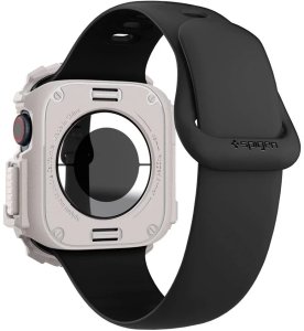ETUI DO APPLE WATCH 10 (46MM) BEŻOWE DUNE BEIGE SPIGEN RUGGED ARMOR PRO 5