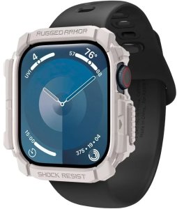 ETUI DO APPLE WATCH 10 (46MM) BEŻOWE DUNE BEIGE SPIGEN RUGGED ARMOR PRO 6
