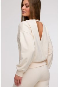 BeWear B293 Bluza z otwartymi plecami - waniliowa (kolor ecru, rozmiar L) 3