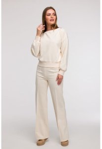 BeWear B293 Bluza z otwartymi plecami - waniliowa (kolor ecru, rozmiar L) 5