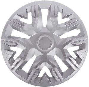 Komplet kołpaków uniwersalnych The Best Silver srebrne 15 cali 1