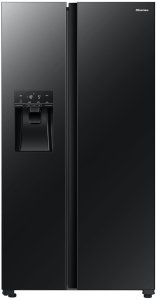Hisense RS694N4GBE chłodziarko-zamrażarka otwierana obustronnie Wolnostojący 562 l E Czarny 1