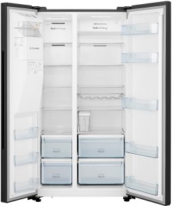 Hisense RS694N4GBE chłodziarko-zamrażarka otwierana obustronnie Wolnostojący 562 l E Czarny 4