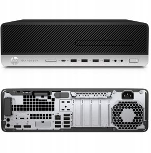 Komputer HP Elitedesk 800 G3 Sff Intel Core i5 8GB DDR4 256GB SSD DVD Windows 10 1