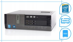 Komputer Dell Optiplex 7010 Intel Core i5 8GB DDR3 256GB SSD DVD Windows 10 3