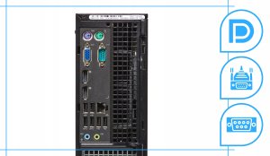 Komputer Dell Optiplex 7010 Intel Core i5 8GB DDR3 256GB SSD DVD Windows 10 5
