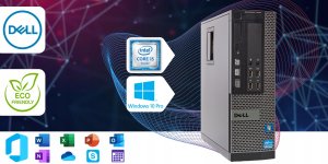 Komputer Dell Optiplex 7010 Intel Core i5 8GB DDR3 256GB SSD DVD Windows 10 10