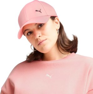 Czapka z daszkiem Puma Ess Metal BB pudrowy róż 25994 04 S 1