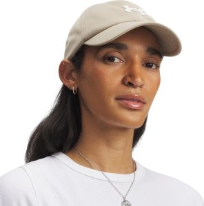 Czapka z daszkiem damska Under Armour Blitzing Adj OSFM beżowa 1376705 299 1