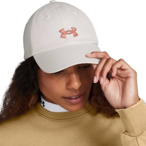 Czapka z daszkiem damska Under Armour Blitzing Adj OSFM kremowa 1376705 114 1